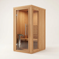 Logan 1 - Person Traditional Steam Sauna in Cedar — Studio Shot
