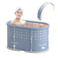 Portable Cold Plunge Tub Built for Ice Baths, Foldable Design, 6-Layer Insulation, 60-Minute Temp Hold